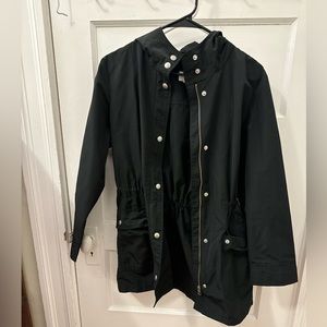 long J Crew rain jacket